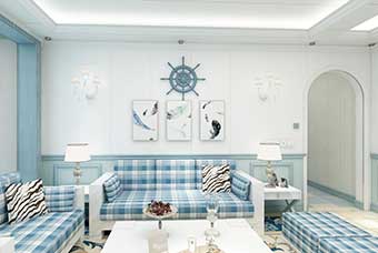 梅州地中海风格-客厅