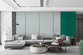 梅州轻奢风格-客厅