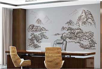 梅州森佰汇航空纤维墙咔（山水之间）