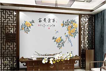 梅州森佰汇航空纤维墙咔（富贵荣华）