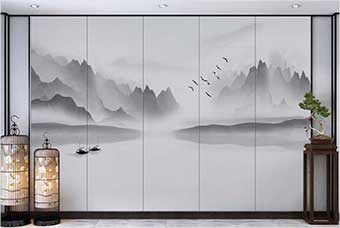 梅州森佰汇航空纤维（山水画系列）